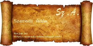 Szeredi Ádám névjegykártya